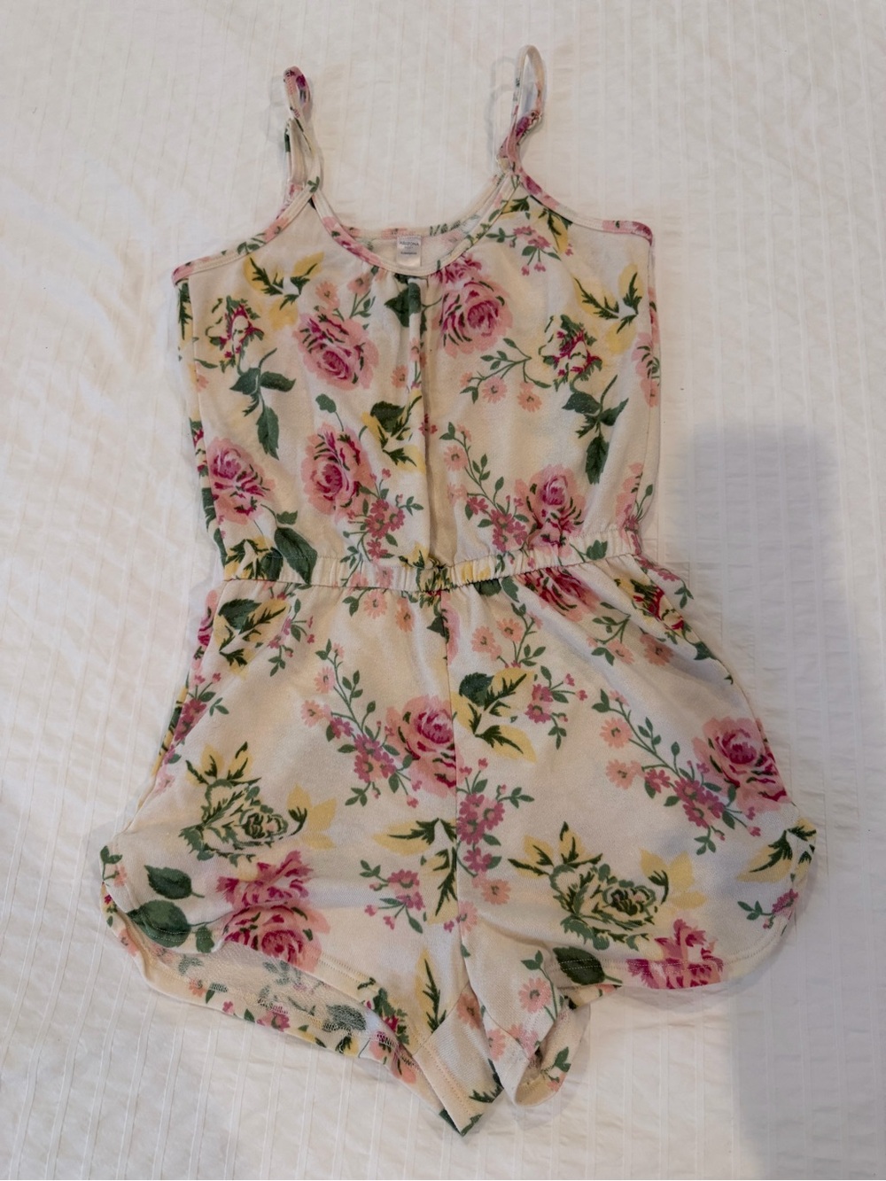 PJ floral romper size XS